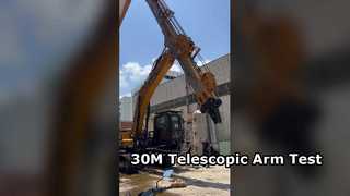 SY365 için 30M teleskopik kol test ediliyor